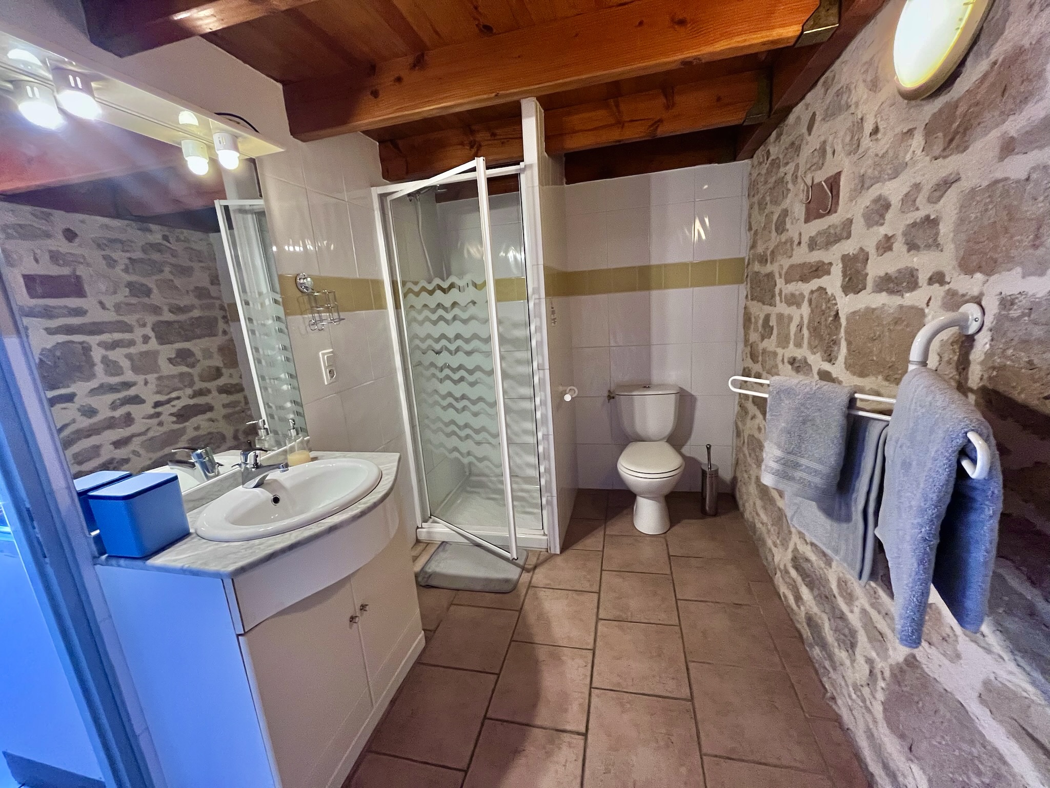 Salle de bain du Gîte de la Chocolaterie